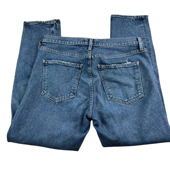 Agolde Toni Mid Rise Straight Leg Ankle Length Jeans - Picture 7 of 7